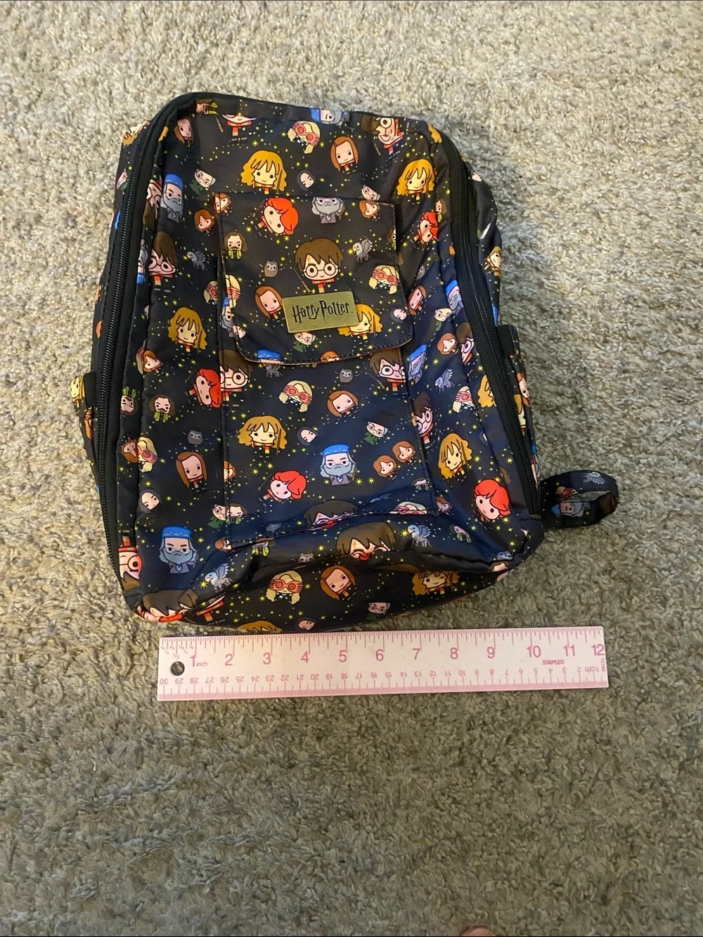 Ju-Ju-Be Harry Potter Lined Backpack — Red and Yellow Striped Interior